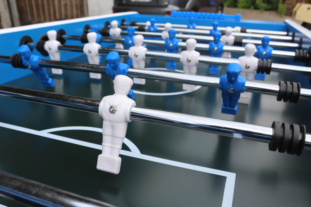 Настольный футбол Street (141х74х88 см/синий цвет/металлические ноги/защита от воды и солнца)