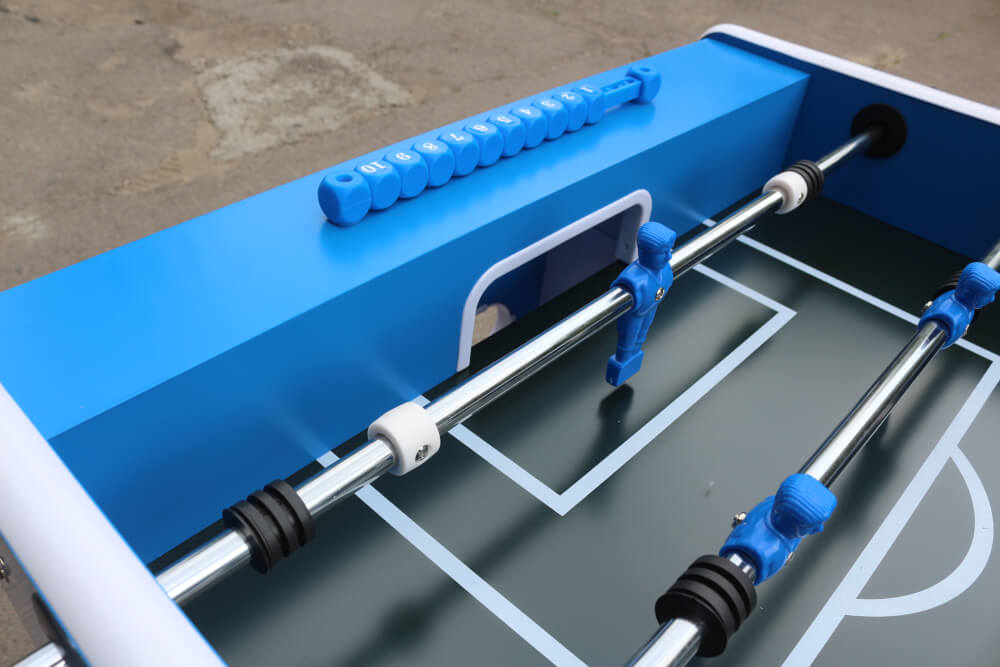 Настольный футбол Street (141х74х88 см/синий цвет/металлические ноги/защита от воды и солнца)