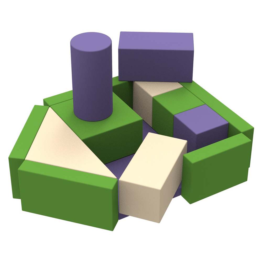 Конструктор мягкий модульный Фрегат KIDIGO