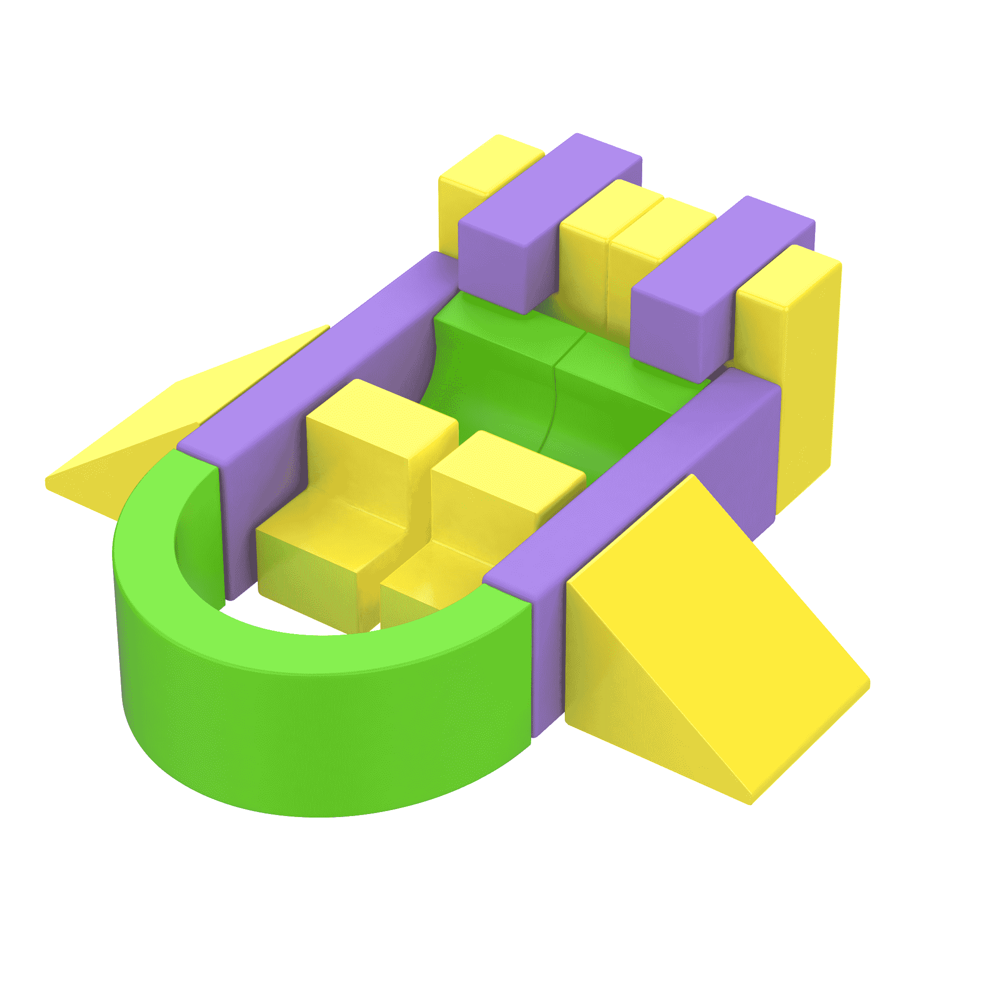 Игровой мягкий конструктор Космолит KIDIGO