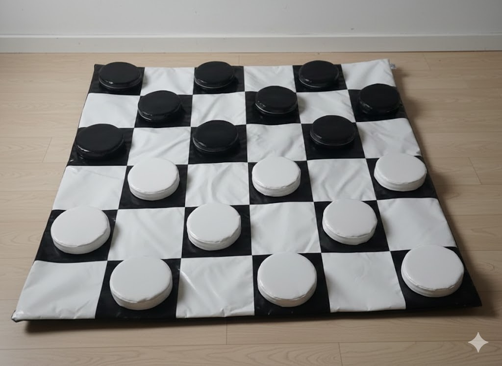 Игровой модуль-мат Шашки KIDIGO