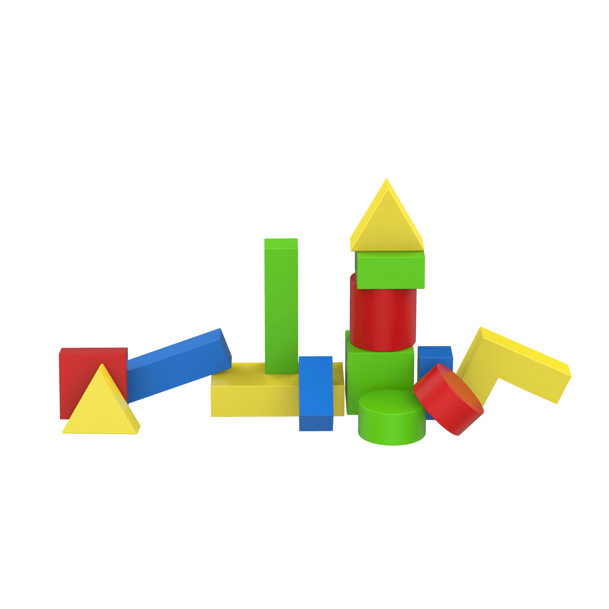 Soft Play Blocks Set - Game (14 elements)