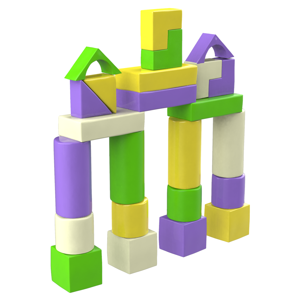 Конструктор Строитель-3 Мини KIDIGO