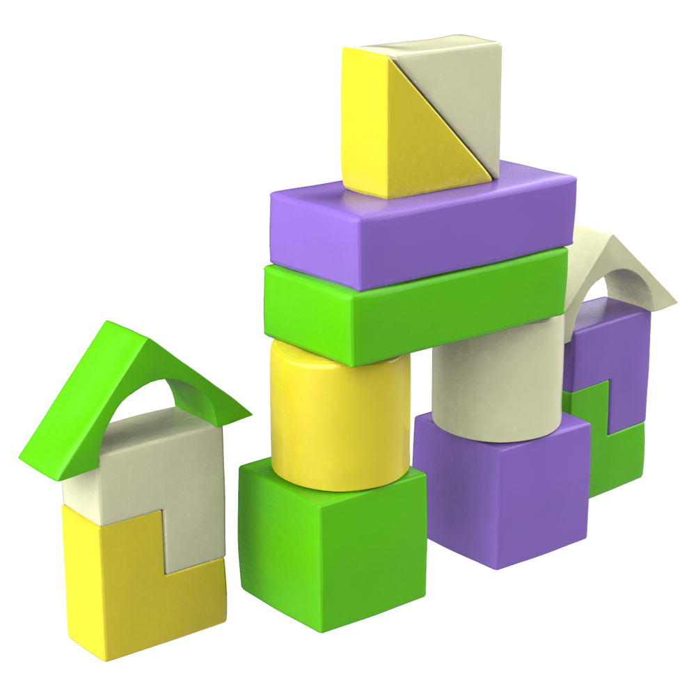 Конструктор Строитель-6 Мини KIDIGO