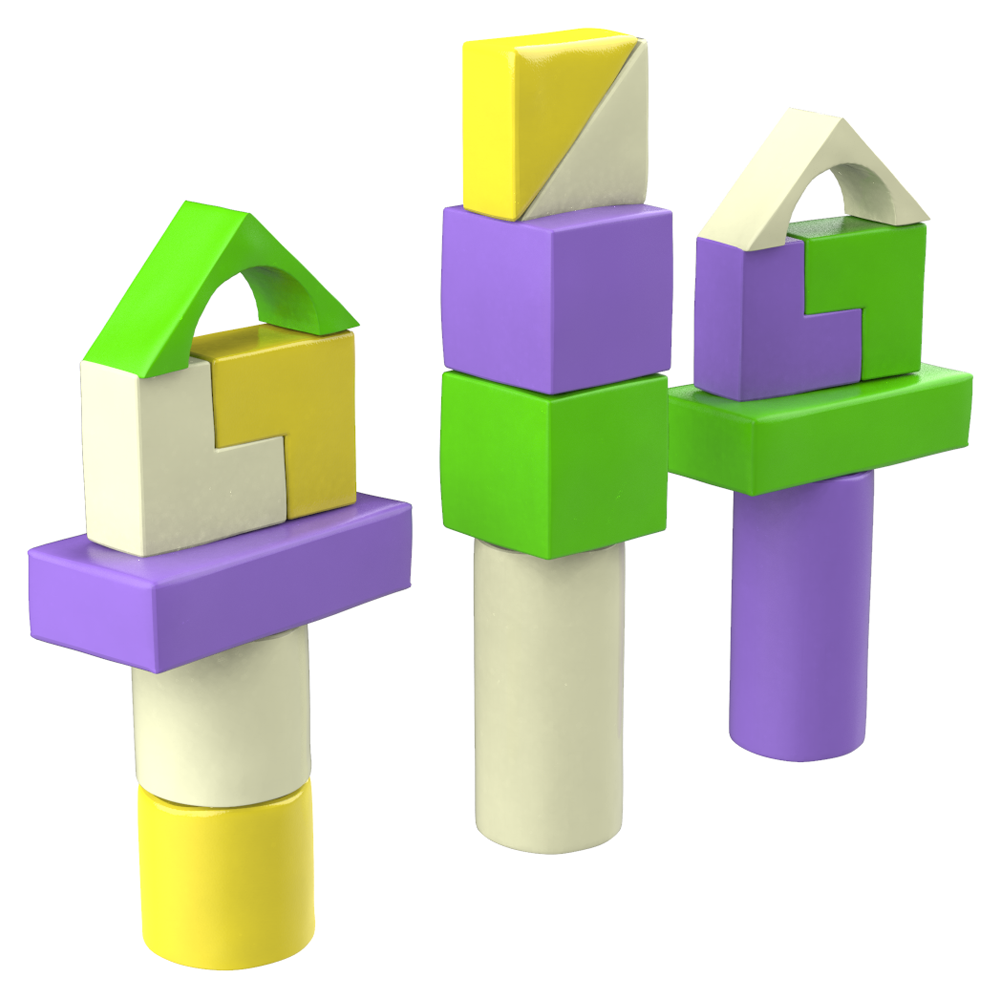 Конструктор Строитель-7 Мини KIDIGO