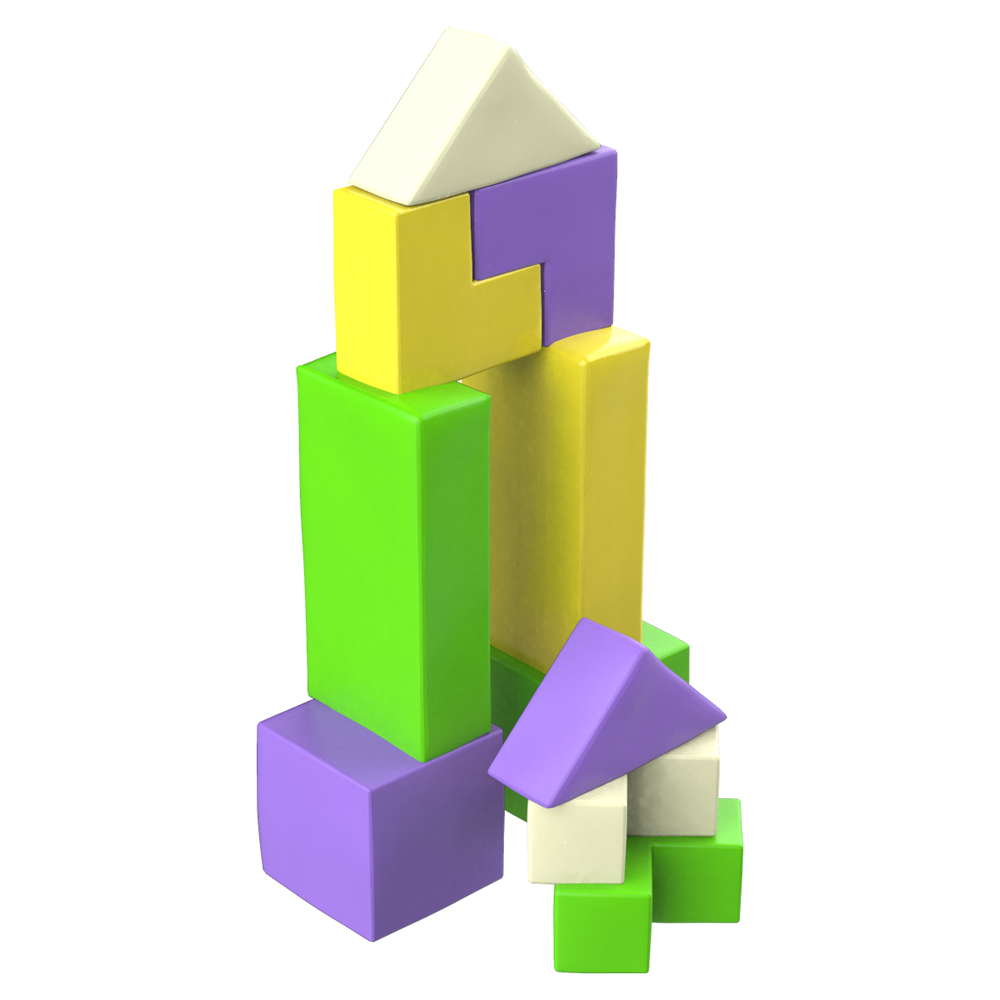 Конструктор Строитель-8 Мини KIDIGO