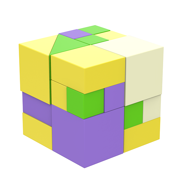 Мягкий игровой конструктор Куб KIDIGO