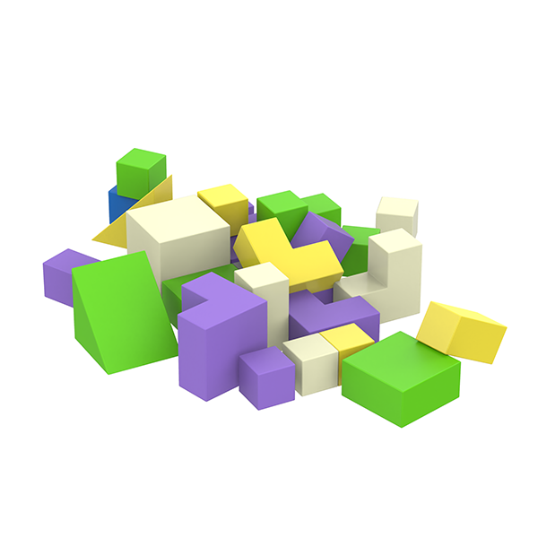 Мягкий игровой конструктор Куб KIDIGO