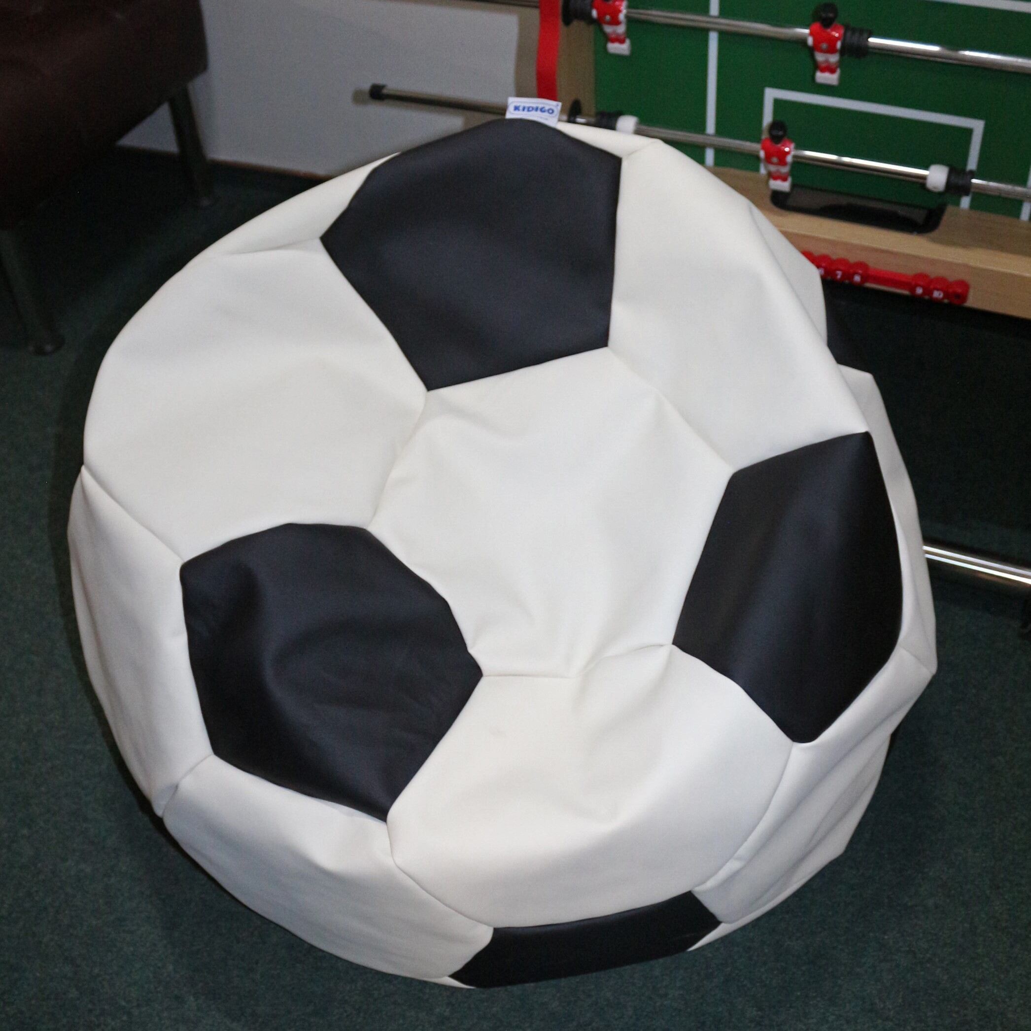 Кресло-мешок Футбол KIDIGO Экокожа