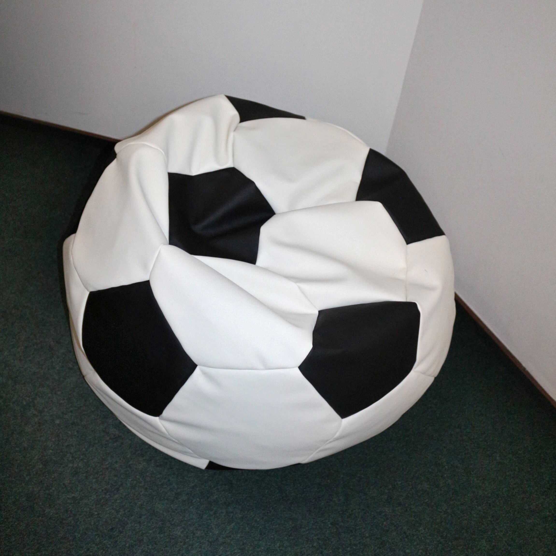 Кресло-мешок Футбол KIDIGO Экокожа