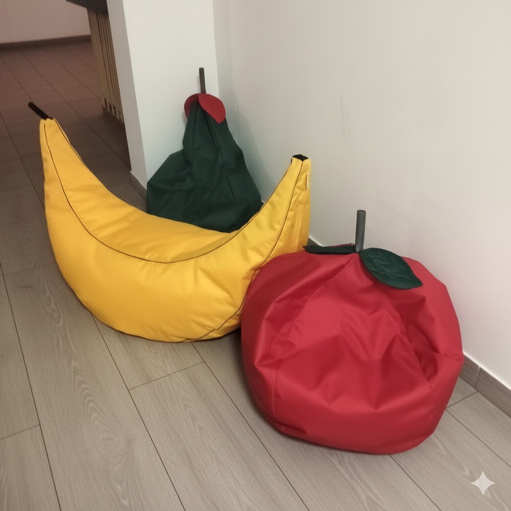 Набор кресел-мешков Фрукты KIDIGO