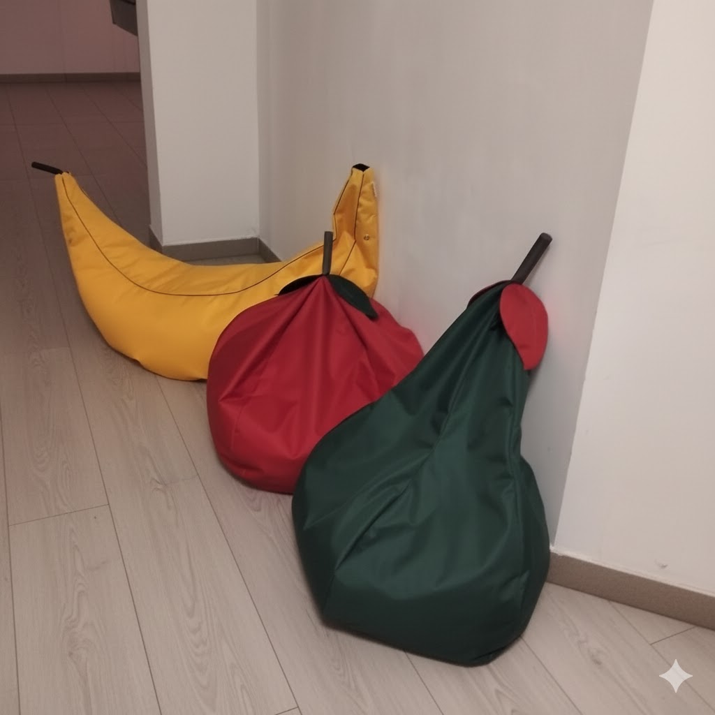 Набор кресел-мешков Фрукты KIDIGO