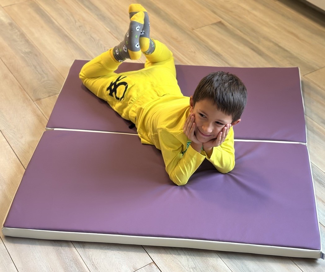 Детский мат 1х1 сложенный 2-х KIDIGO