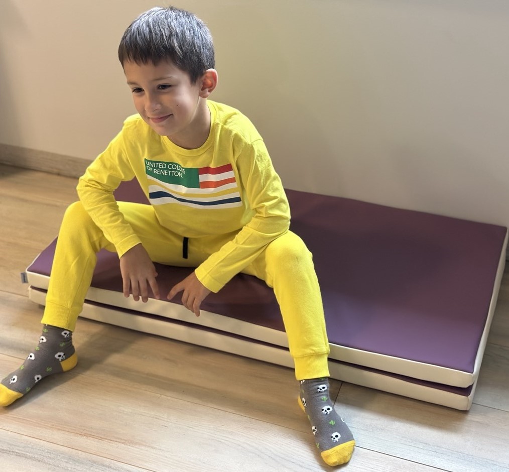 Детский мат 1х1 сложенный 2-х KIDIGO