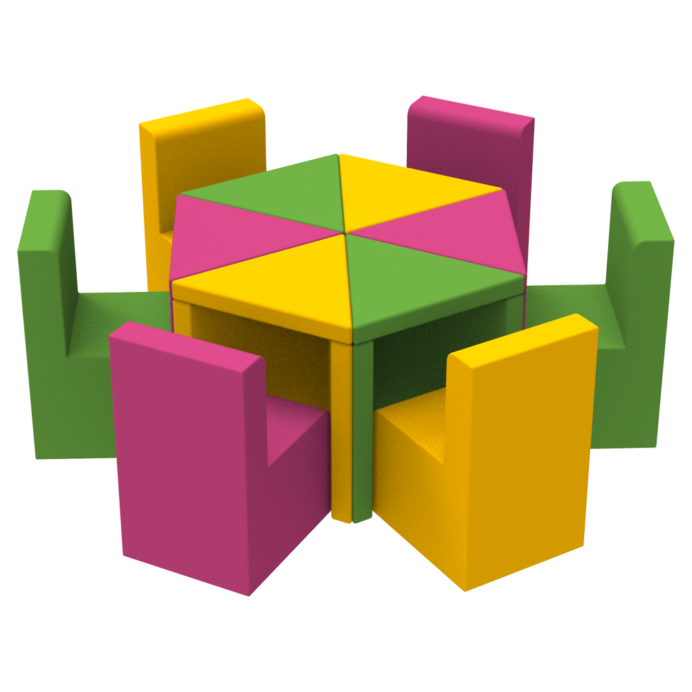 Комплект детской мебели Цветок KIDIGO