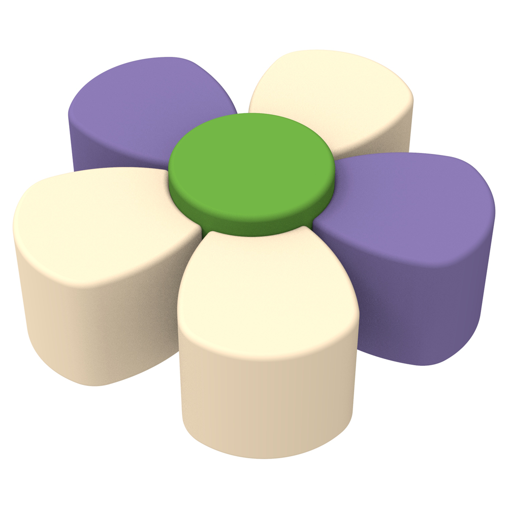 Комплект детских пуфиков Цветок KIDIGO