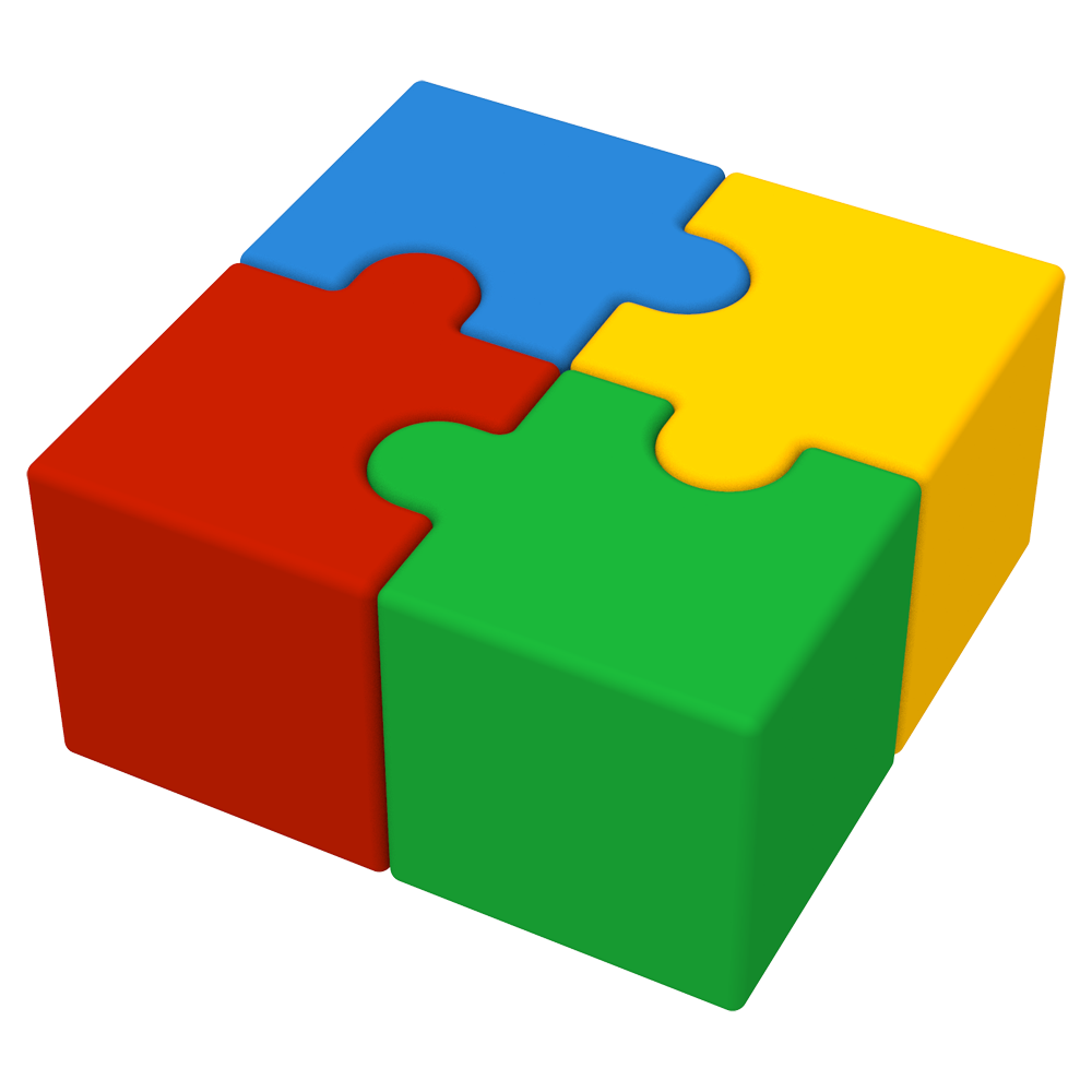 Комплект детских пуфов Мозаика KIDIGO