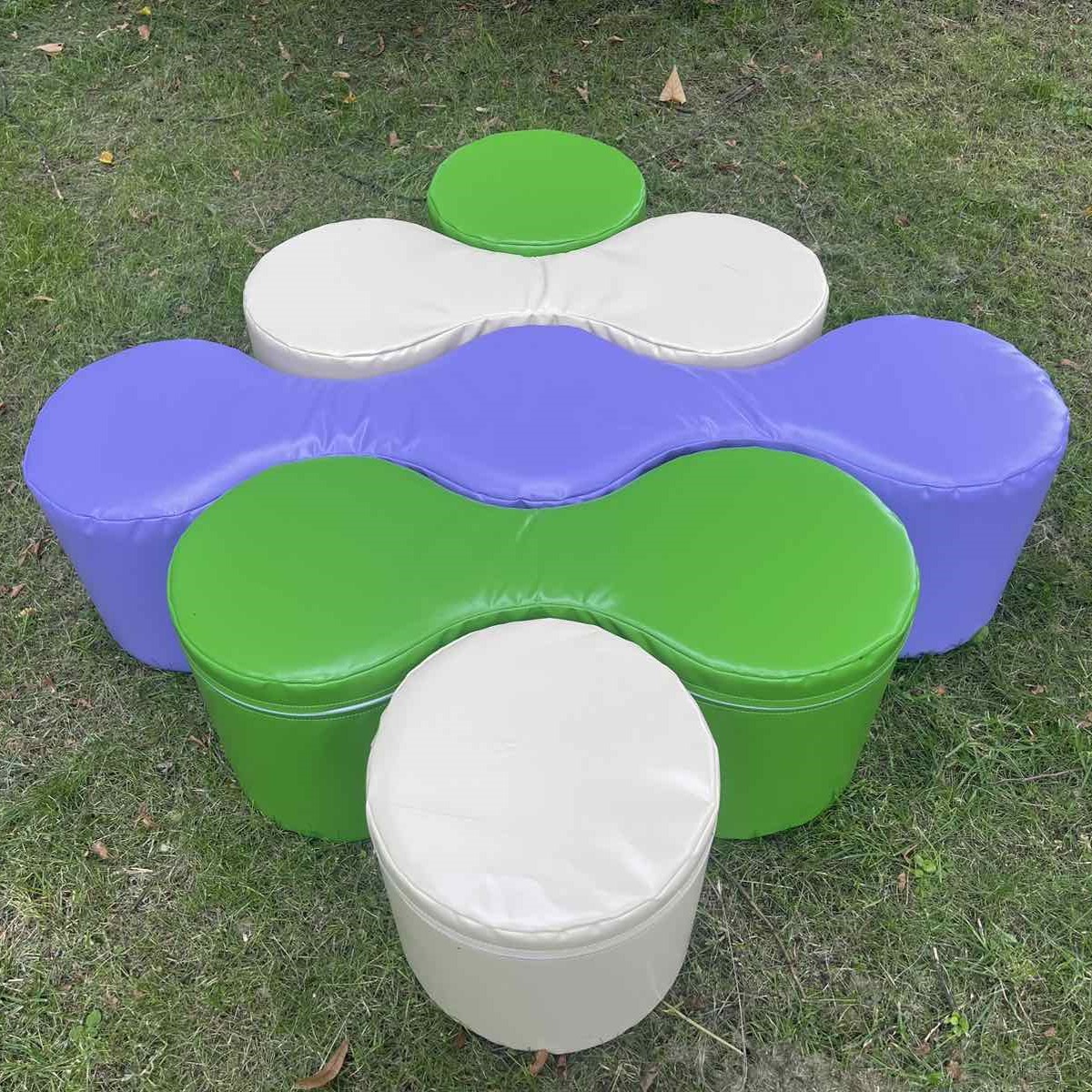 Комплект детских пуфов Зигзаг KIDIGO