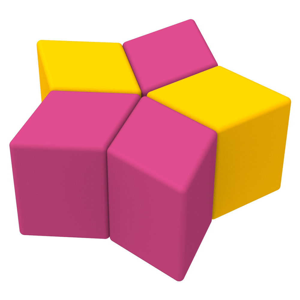 Комплект детских пуфов Звезда KIDIGO