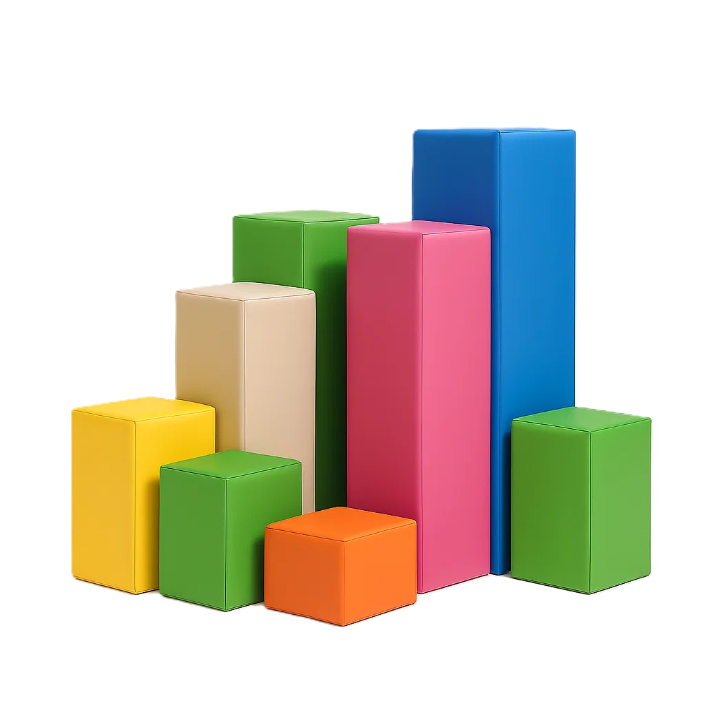 Спортивно-игровой набор Цветные Столбики KIDIGO