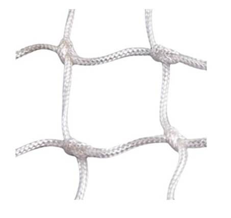 Сітка для міні-футболу ЄВРО СТАНДАРТ (пара). Дiаметр - 3 мм. Вiчко - 12 см. Колір: білий.