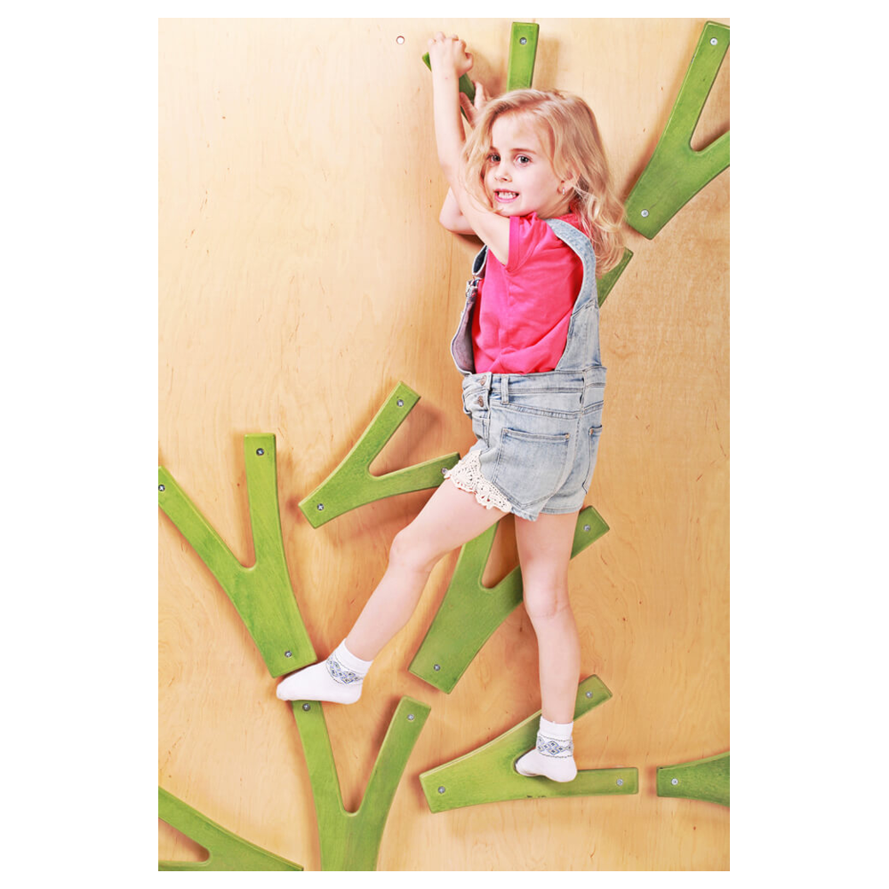 Детский скалодром Невероятные веточки на каркасе KIDIGO