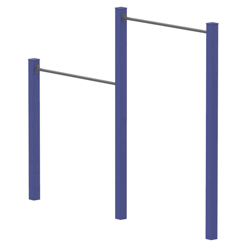 Турник двойной деревянный KIDIGO