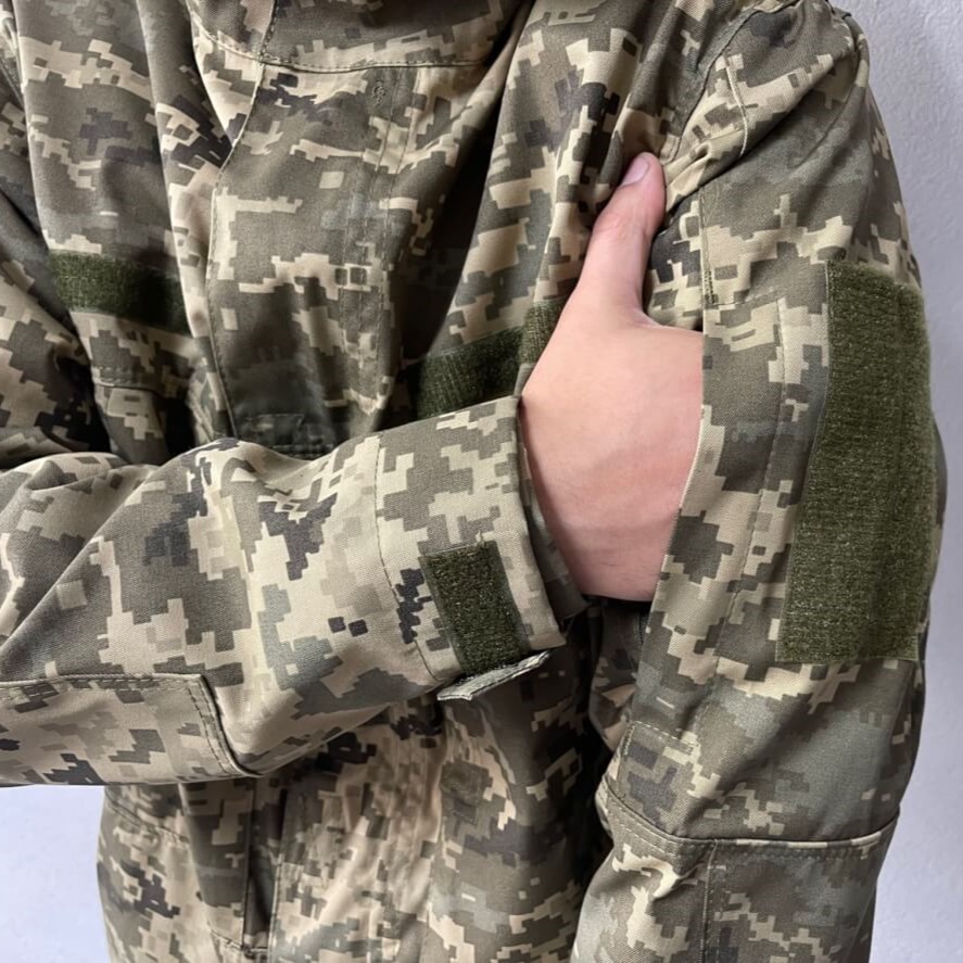 Куртка летняя Пиксель ВСУ Саржа Пиксель ММ14 / Рипстоп Пиксель / Рипстом Мультикам