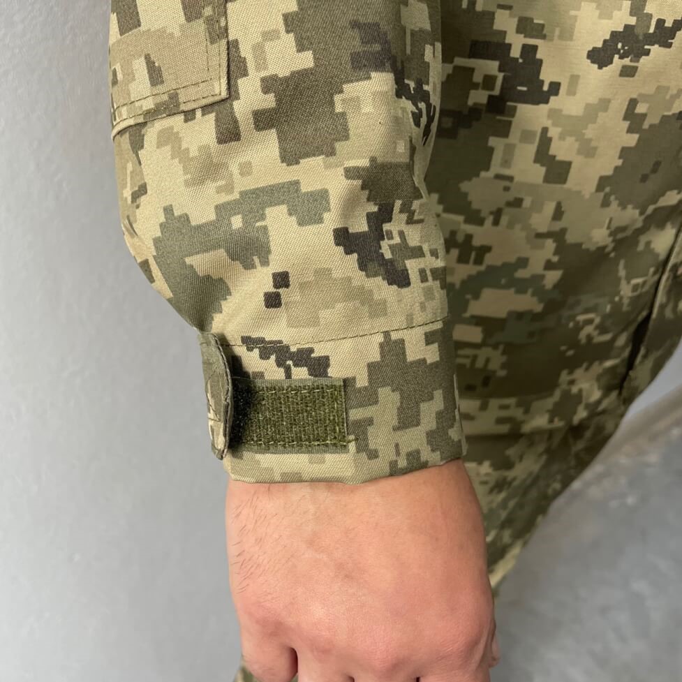 Куртка летняя Пиксель ВСУ Саржа Пиксель ММ14 / Рипстоп Пиксель / Рипстом Мультикам