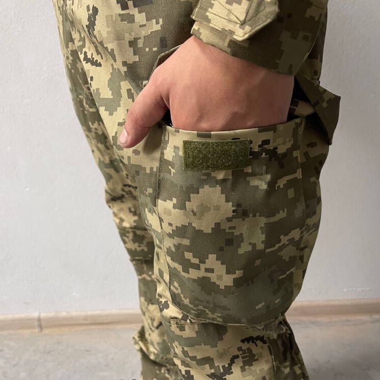 Брюки летние Пиксель ВСУ Саржа Пиксель ММ14 / Рипстоп Пиксель / Рипстом Мультикам