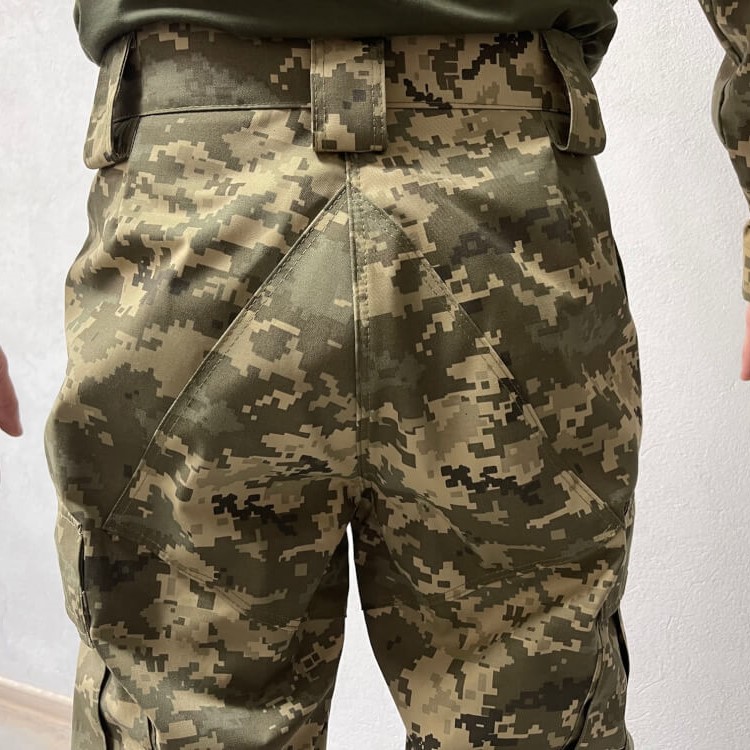 Брюки летние Пиксель ВСУ Саржа Пиксель ММ14 / Рипстоп Пиксель / Рипстом Мультикам