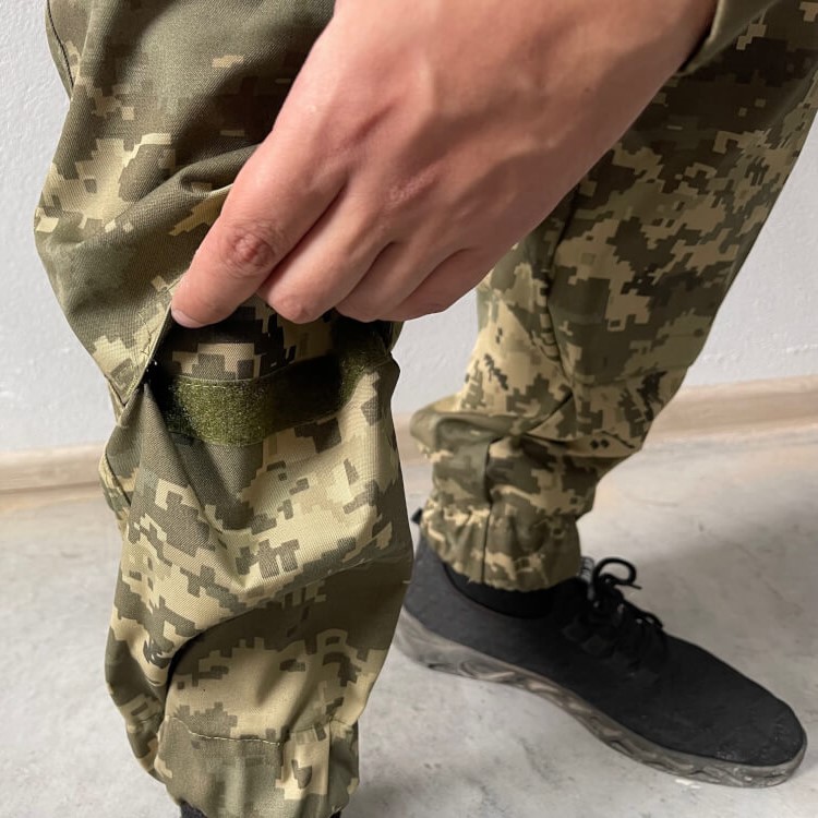 Брюки летние Пиксель ВСУ Саржа Пиксель ММ14 / Рипстоп Пиксель / Рипстом Мультикам